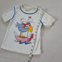 Load image into Gallery viewer, Vintage Pirate Ship + Bird 3t
