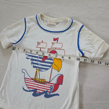 Load image into Gallery viewer, Vintage Pirate Ship + Bird 3t

