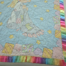Load image into Gallery viewer, Vintage Precious Moments Toddler Quilt
