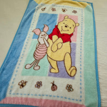 Load image into Gallery viewer, Vintage Pooh &amp; Piglet Soft Fleece Toddler Blanket
