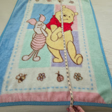 Load image into Gallery viewer, Vintage Pooh &amp; Piglet Soft Fleece Toddler Blanket
