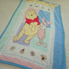 Load image into Gallery viewer, Vintage Pooh &amp; Piglet Soft Fleece Toddler Blanket
