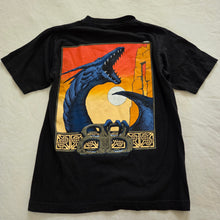 Load image into Gallery viewer, Vintage Bugle Boy Dragon Black Tee kids 10/12

