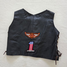 Load image into Gallery viewer, Vintage Harley Davidson Leather Vest 2t/3t
