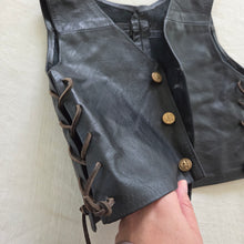 Load image into Gallery viewer, Vintage Harley Davidson Leather Vest 2t/3t
