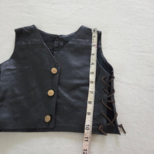 Load image into Gallery viewer, Vintage Harley Davidson Leather Vest 2t/3t

