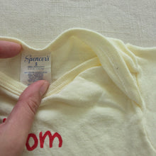 Load image into Gallery viewer, Vintage &quot;Mom Needs Chocolate&quot; Butter Romper 6-9 months

