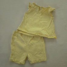 Load image into Gallery viewer, Y2k Beachy Yellow Matching Set 18 months
