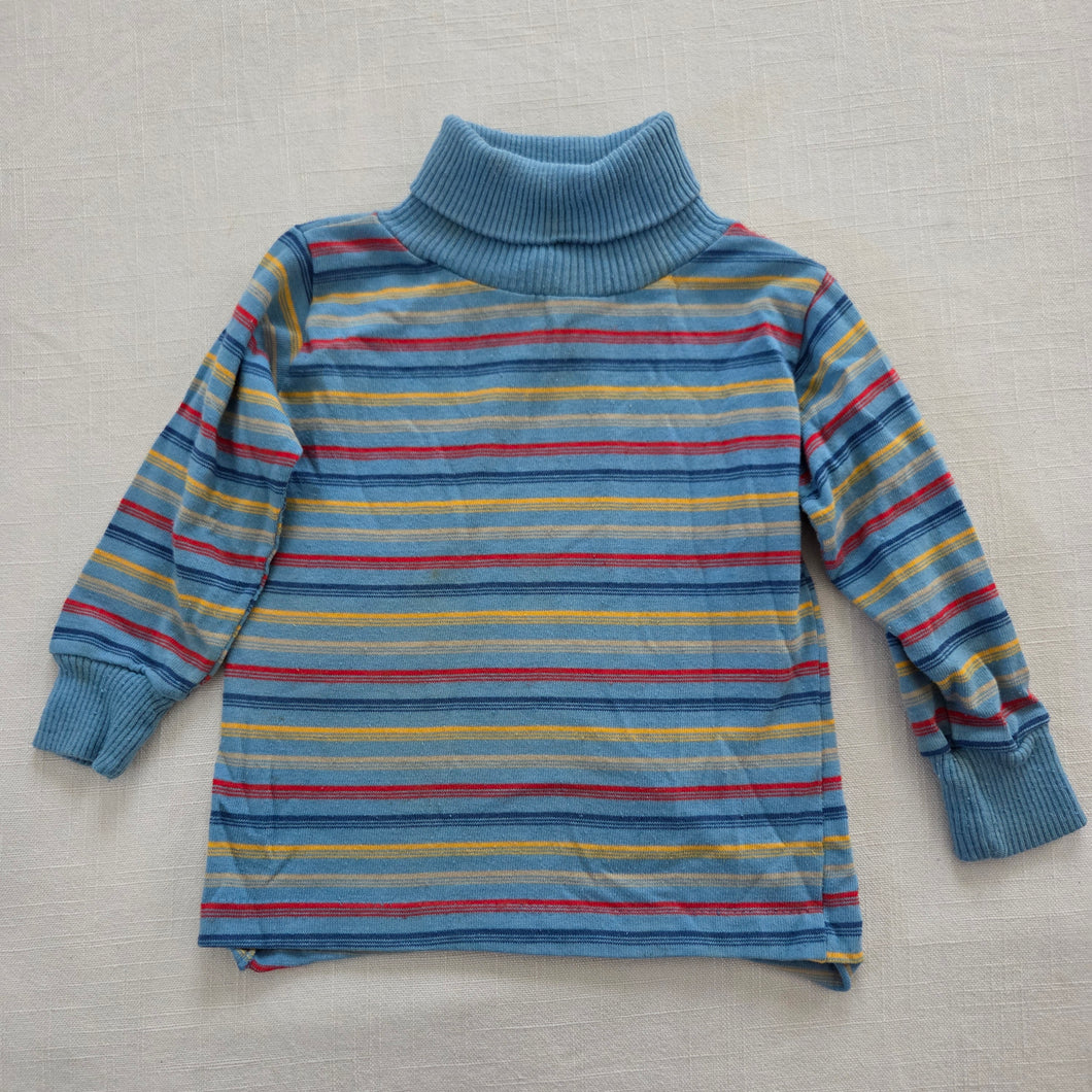 Vintage Primary Striped Turtleneck 12-18 months