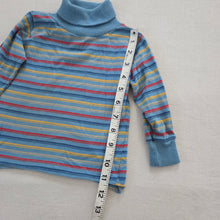 Load image into Gallery viewer, Vintage Primary Striped Turtleneck 12-18 months

