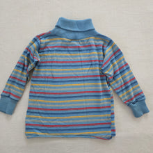 Load image into Gallery viewer, Vintage Primary Striped Turtleneck 12-18 months
