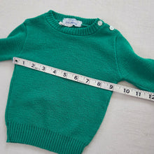 Load image into Gallery viewer, Vintage Green Knit Sweater 12-18 months
