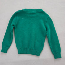 Load image into Gallery viewer, Vintage Green Knit Sweater 12-18 months
