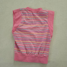 Load image into Gallery viewer, Vintage Pink Striped Sleeveless Shirt 2t/3t
