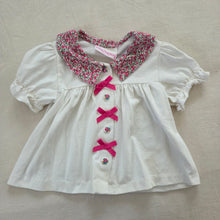 Load image into Gallery viewer, Vintage Floral Collared Top 2t
