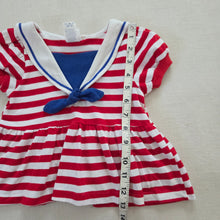 Load image into Gallery viewer, Vintage Sailor Striped Shirt 2t
