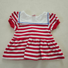 Load image into Gallery viewer, Vintage Sailor Striped Shirt 2t
