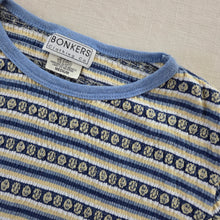 Load image into Gallery viewer, Vintage Smiley Face Striped Fitted Top 5t-8
