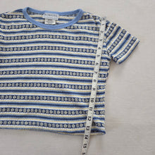 Load image into Gallery viewer, Vintage Smiley Face Striped Fitted Top 5t-8
