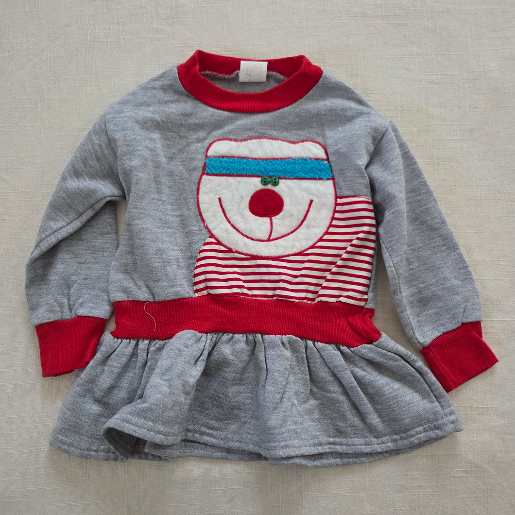 Vintage Ruth Scharf Exercise Bear Tunic 2t