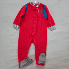 Load image into Gallery viewer, Vintage Varsity Football Footed PJs 2t/3t
