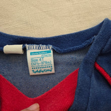 Load image into Gallery viewer, Vintage Varsity Football Velour Matching Set 3t/4t
