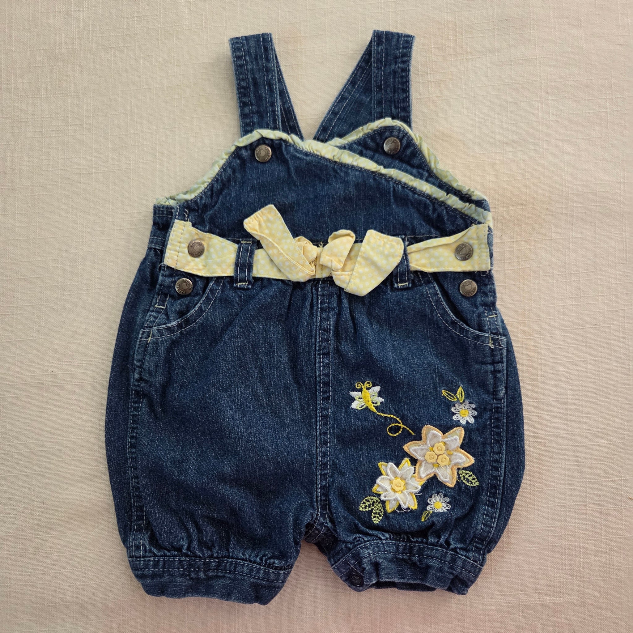 ボトムス vintage Flower bubble shortall Vintage Oshkosh 3 Mo Floral Overalls Short Bubble Romper