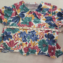 Load image into Gallery viewer, Vintage Floral Flowy Top kids 7/8 *flaw
