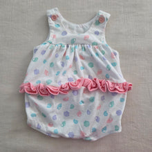 Load image into Gallery viewer, Vintage Healthtex Seashells Bubble Romper 6 months
