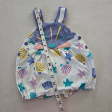Load image into Gallery viewer, Vintage Seashell Bubble Romper 3-6 months
