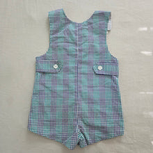 Load image into Gallery viewer, Vintage Sailboat Gingham Jon Jon 2t/3t
