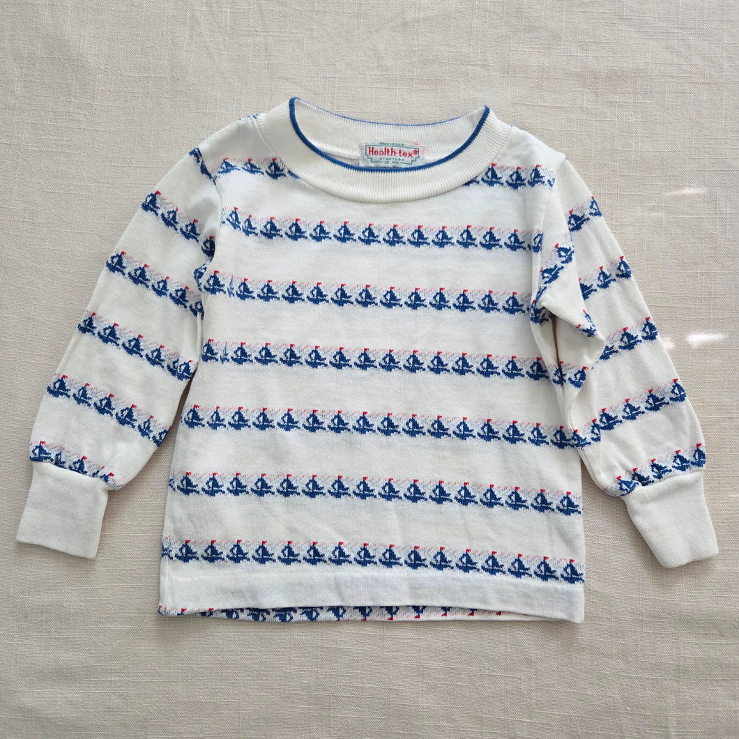 Vintage Healthtex Sailboats Long Sleeve 18 months