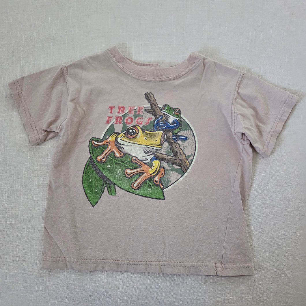Vintage Tree Frogs Neutral Tee 3t