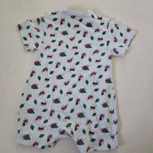 Load image into Gallery viewer, Vintage Ants + Leafs Romper 12 months
