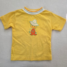 Load image into Gallery viewer, Vintage Healthtex Fishing Cat Yellow Tee 2t
