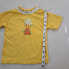 Load image into Gallery viewer, Vintage Healthtex Fishing Cat Yellow Tee 2t
