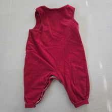 Load image into Gallery viewer, Vintage &quot;Gone Fishing&quot; Red Pantsuit 3-6 months
