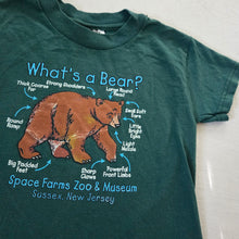Load image into Gallery viewer, Vintage &quot;What&#39;s a Bear?&quot; Green Tee 2t/3t
