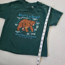 Load image into Gallery viewer, Vintage &quot;What&#39;s a Bear?&quot; Green Tee 2t/3t
