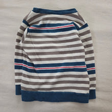 Load image into Gallery viewer, Vintage Gray/Blue Striped Long Sleeve 2t
