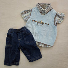 Load image into Gallery viewer, Y2k Classic Pooh Top + Jeans 3-9 months
