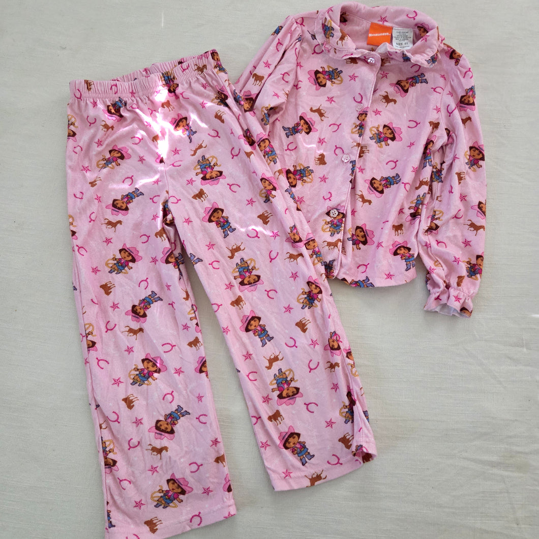Y2k Cowgirl Dora the Explorer PJs Set 5t