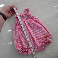 Load image into Gallery viewer, Y2k Pooh Pink Bubble Romper 0-6 months
