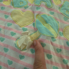 Load image into Gallery viewer, Vintage &quot;Baby&quot; Heart Bubble Romper 3-6 months
