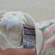 Load image into Gallery viewer, Vintage &quot;Baby&quot; Heart Bubble Romper 3-6 months
