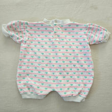 Load image into Gallery viewer, Vintage &quot;Baby&quot; Heart Bubble Romper 3-6 months
