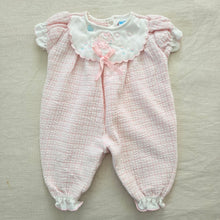 Load image into Gallery viewer, Vintage Pink Kitty Pantsuit 3 months
