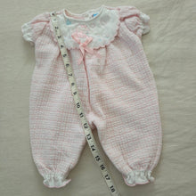 Load image into Gallery viewer, Vintage Pink Kitty Pantsuit 3 months
