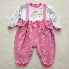 Load image into Gallery viewer, Vintage Floral Ruffle Waist Bodysuit 18 months

