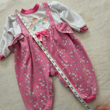 Load image into Gallery viewer, Vintage Floral Ruffle Waist Bodysuit 18 months

